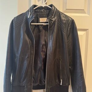 Michael kors faux leather jacket